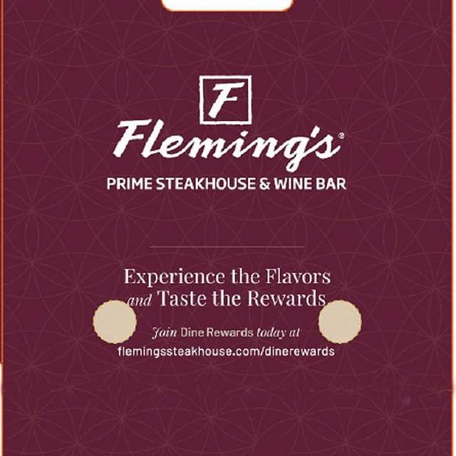 Bloomin’ Brands Flemings Prime Steakhouse & Wine Bar Restaurant Gift Card $200
