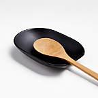 Shaillee Matte Black Spoon Rest
