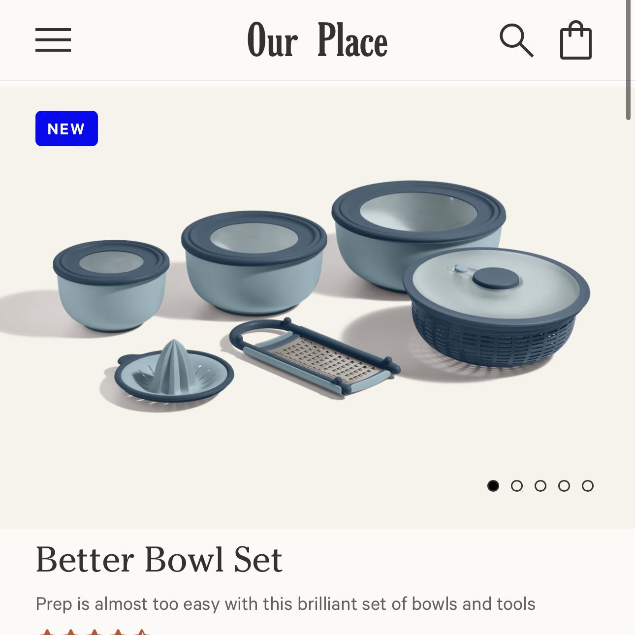 Better Bowl Set - Color Blue