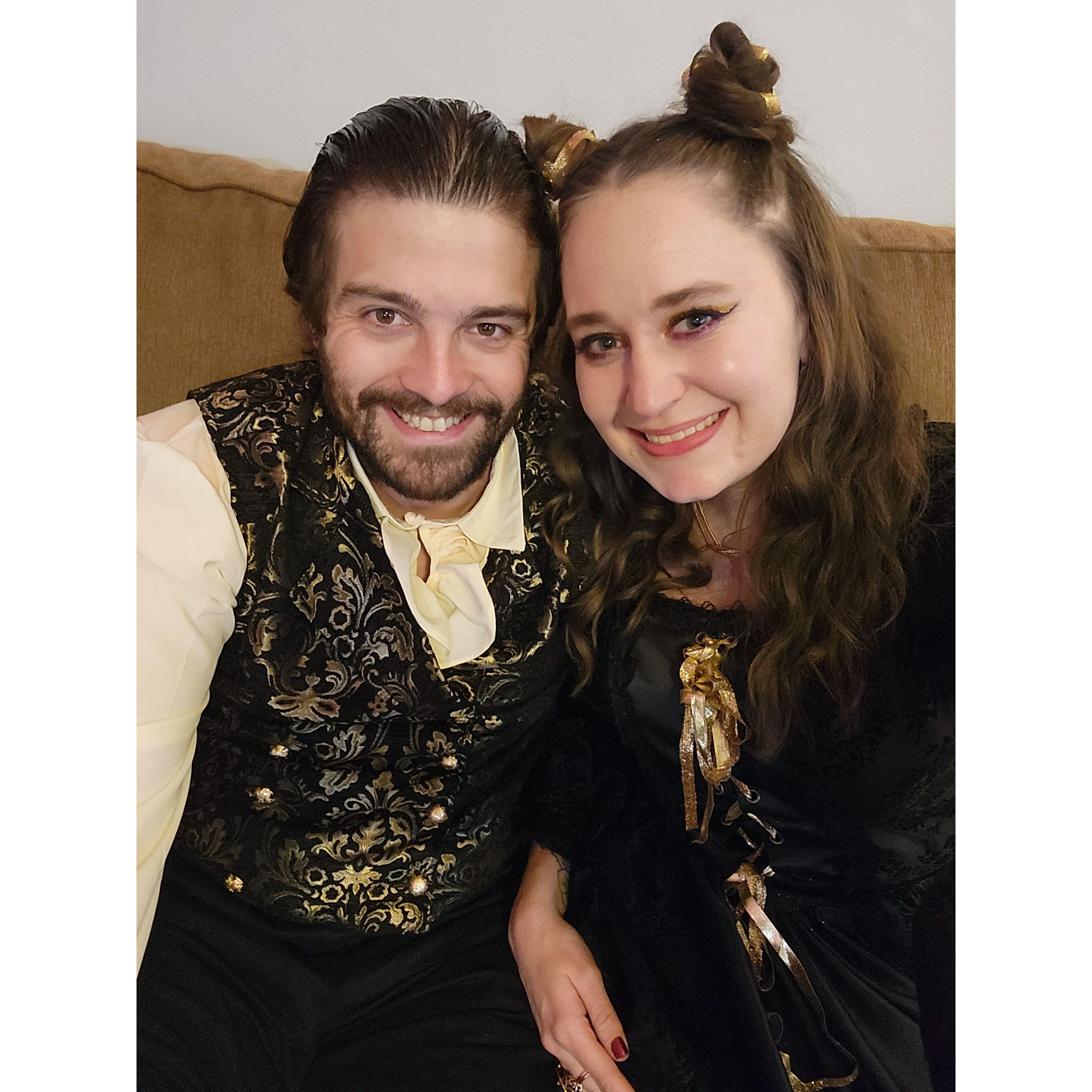 Nadja and Laszlo for Halloween