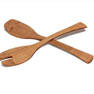 Salad Servers, 15" Cherry