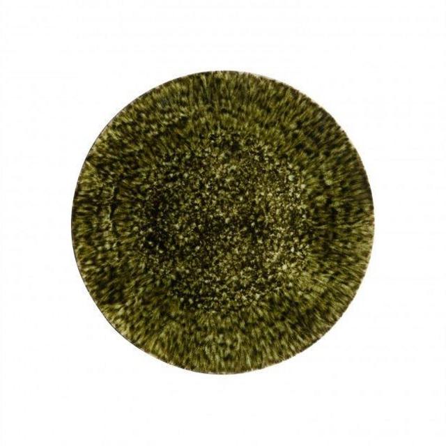 CHARGER PLATE/PLATTER 12" RIVIERA in Forets (Dark Green)