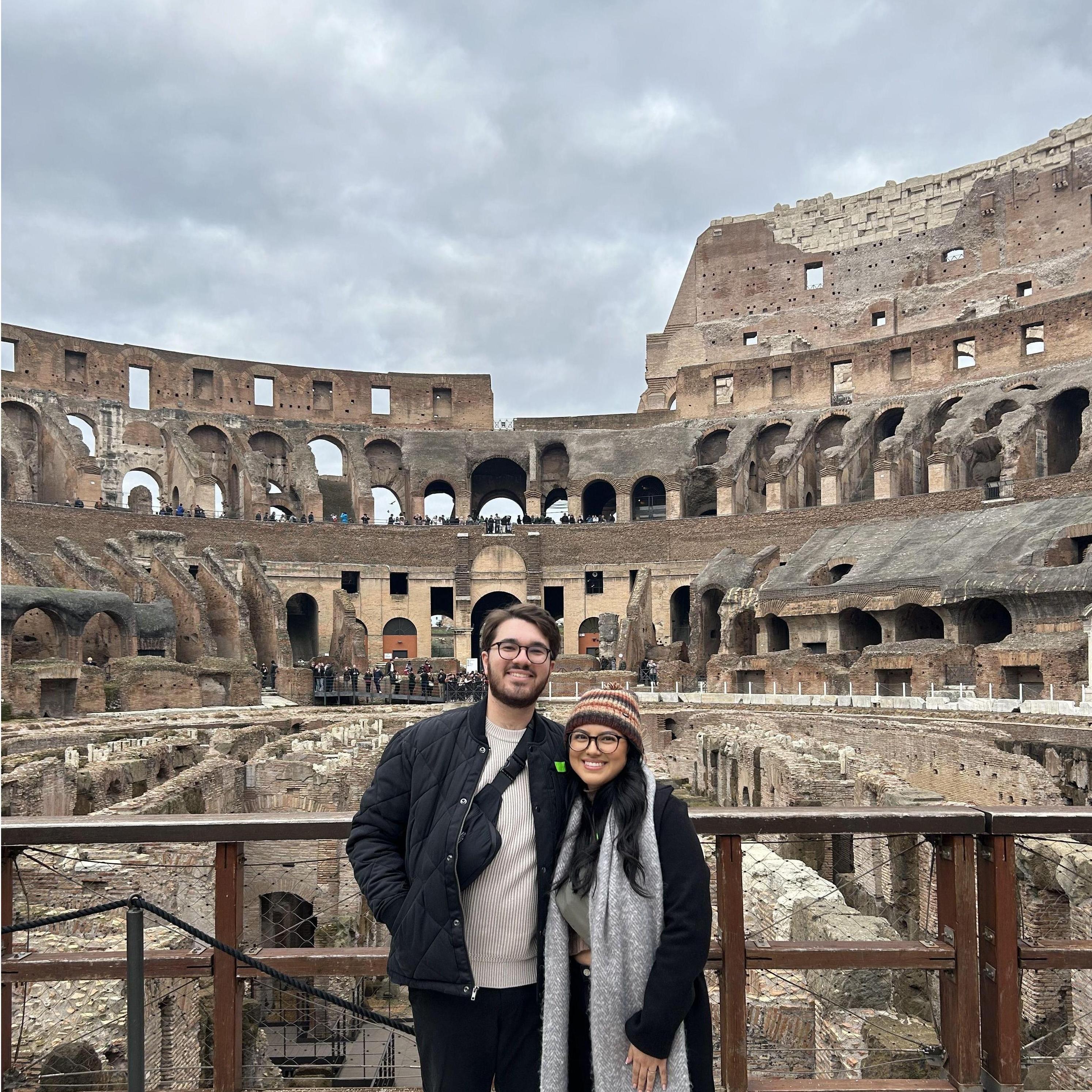 Our first international trip together was spent around Italy! We had the most amazing time exploring ruins and eating pasta.