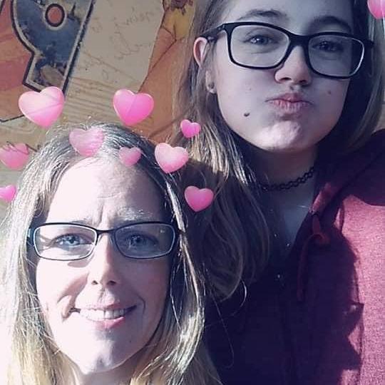 me and mom