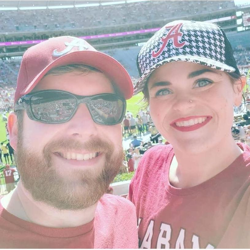 Our first Bama game. Roll tide!