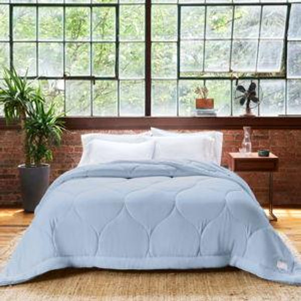 Buffy Cloud Comforter (Color: Porcelain, Size: King)