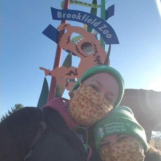 Despite all of the buildings being closed, Brookfield Zoo became another wonderful and safe outing for the couple during 2020.