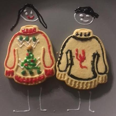 Xmas cookie fun - yea, that's us!
