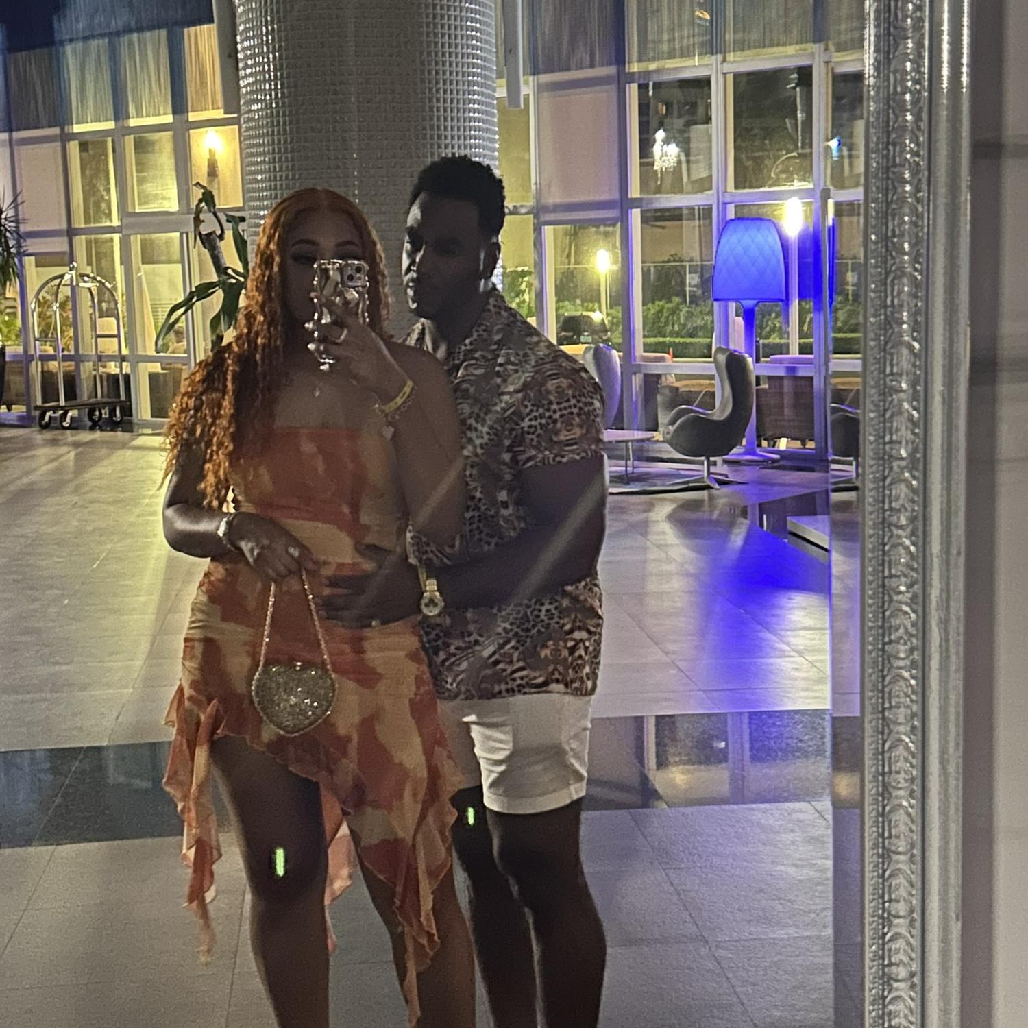 Out to dinner for my 28th birthday in the Bahamas!