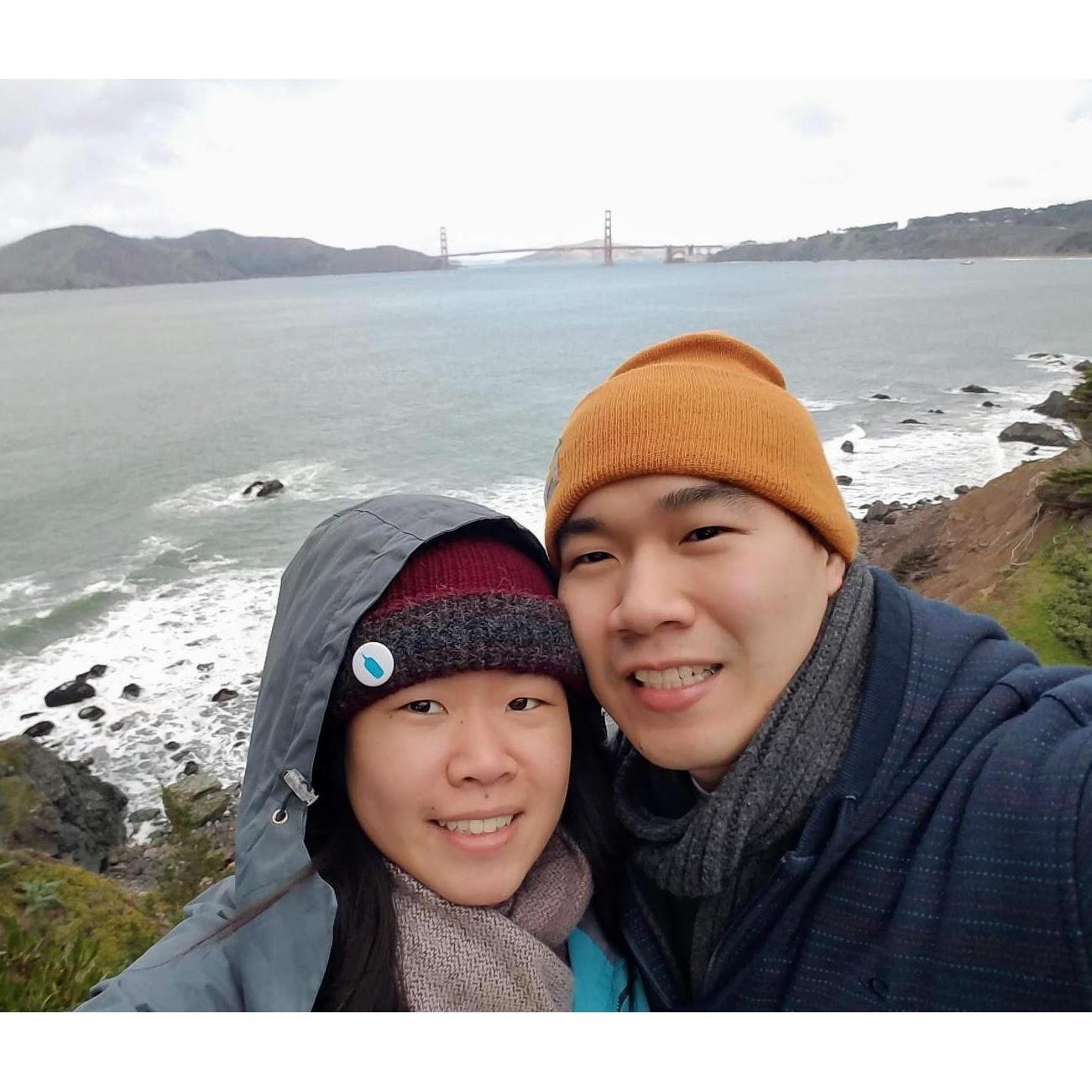 Stephanie travels frequently from LA to NorCal to see Johnny. They enjoy hikes together.