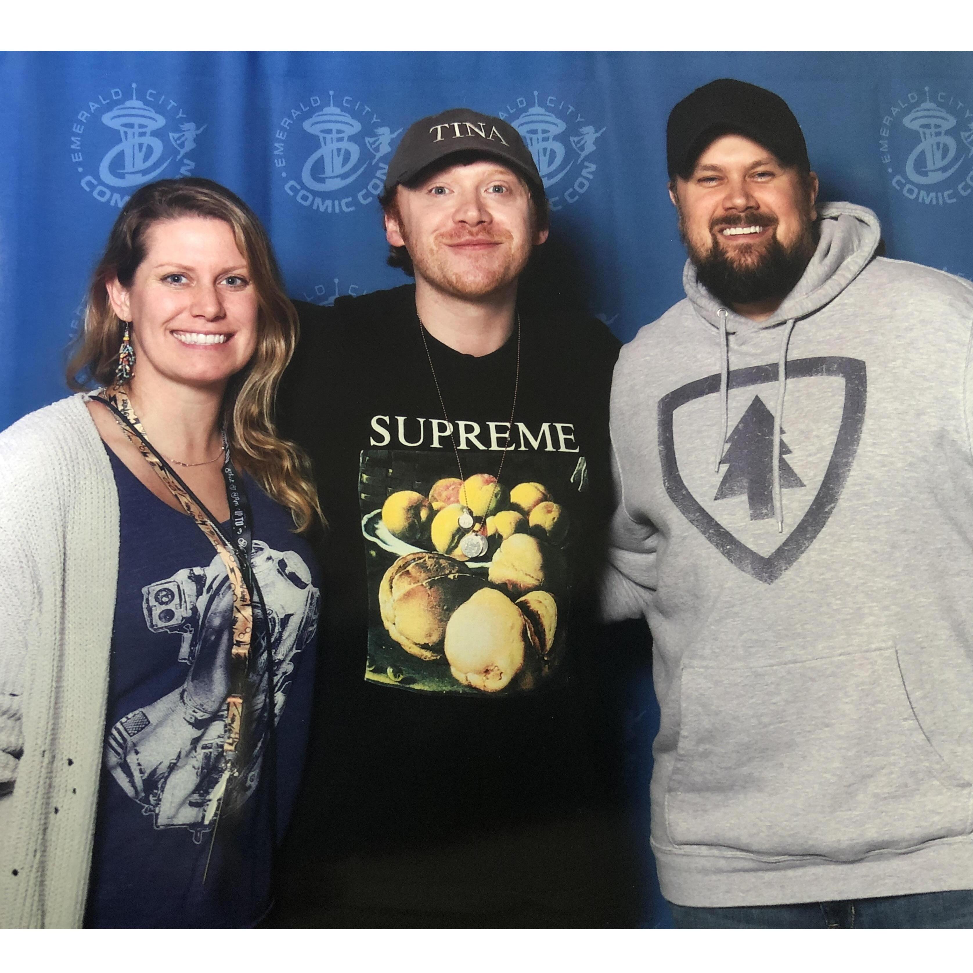 Meeting Ron Weasley at ComicCon (Rupert Grint).