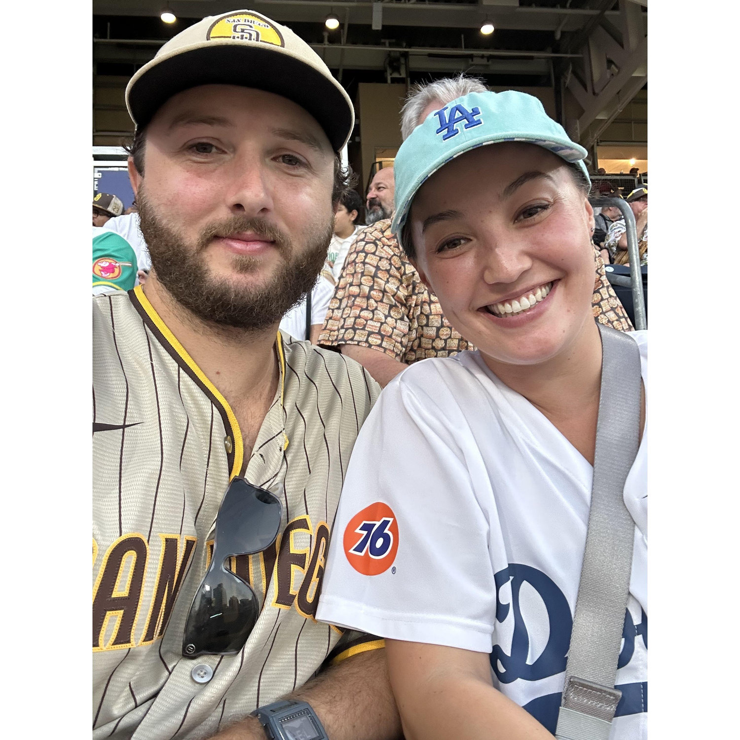 The Padres and Dodgers rivalry!