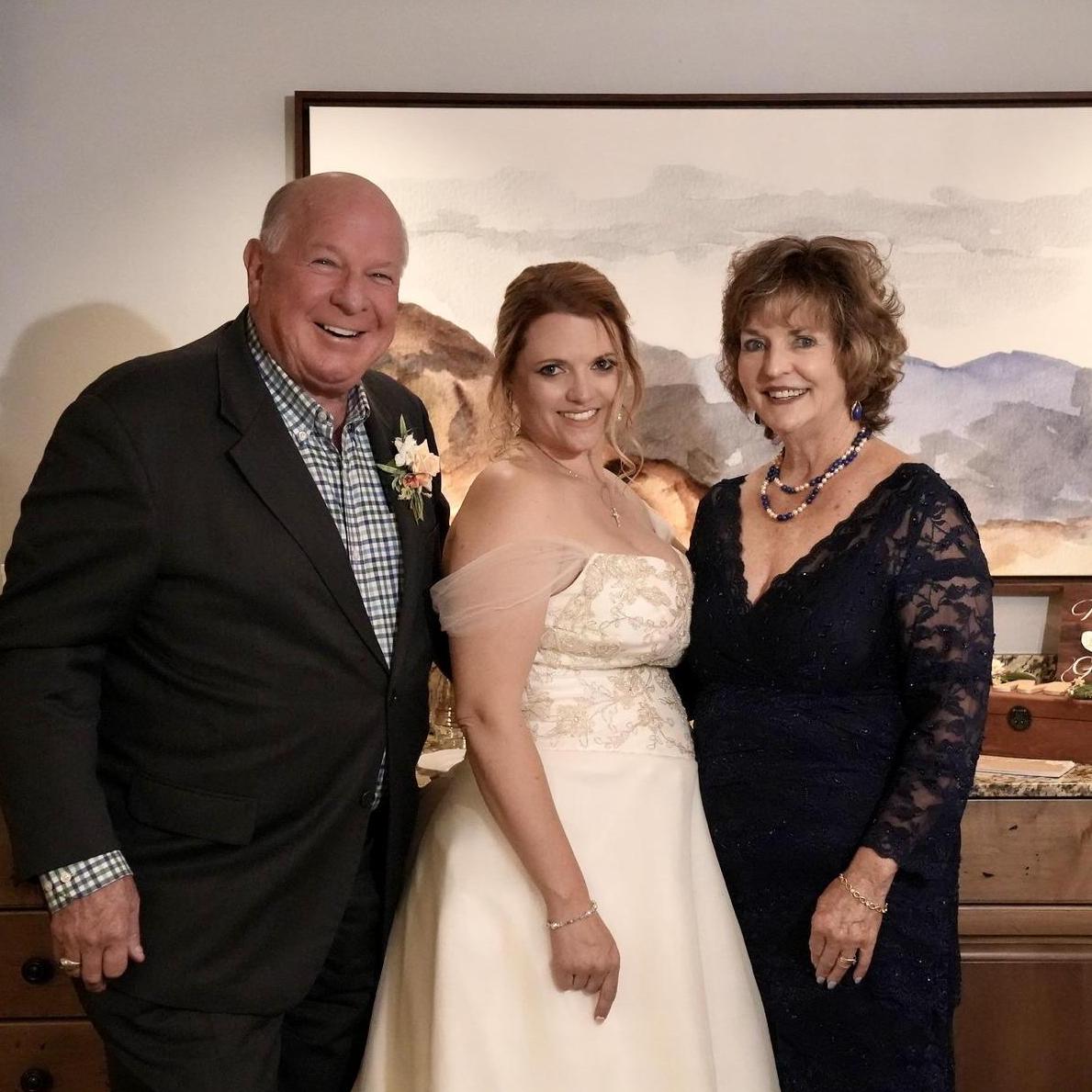 The Bride, the Bride’s mom, Rebecca Praul, and Dad 2, Myke Praul