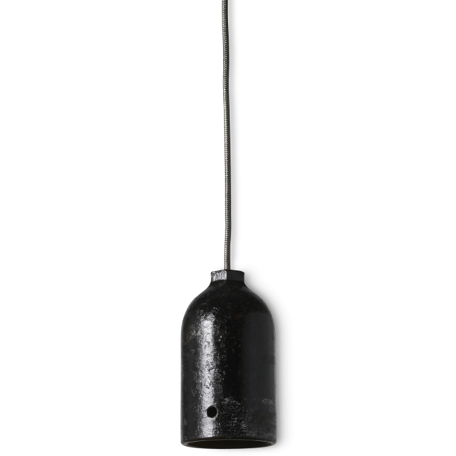 Black Gazi E27 Pendant Light