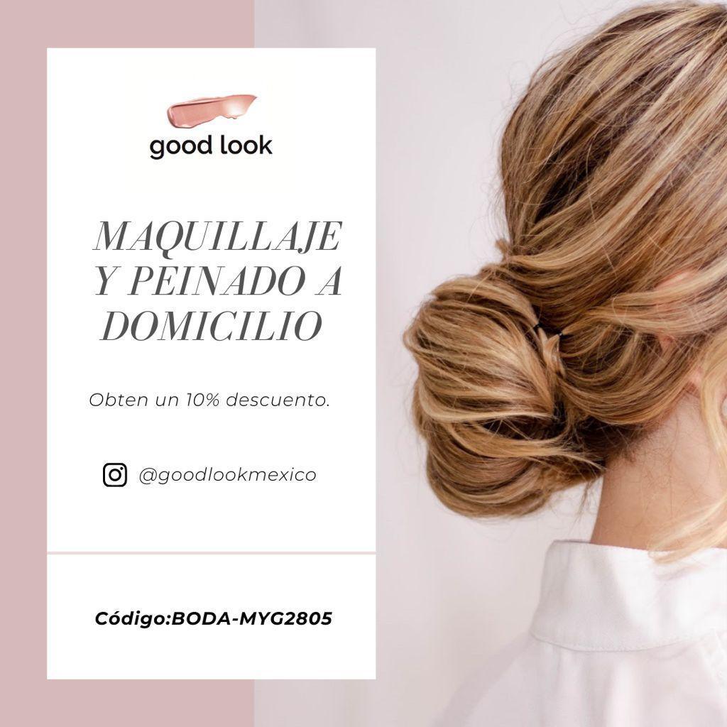 10% OFF en peinado y maquillaje. Van a donde te estes quedando. Hoteles sede o airbnb Valle de Guadalupe. 

CÓDIGO: BODA-MYG2805