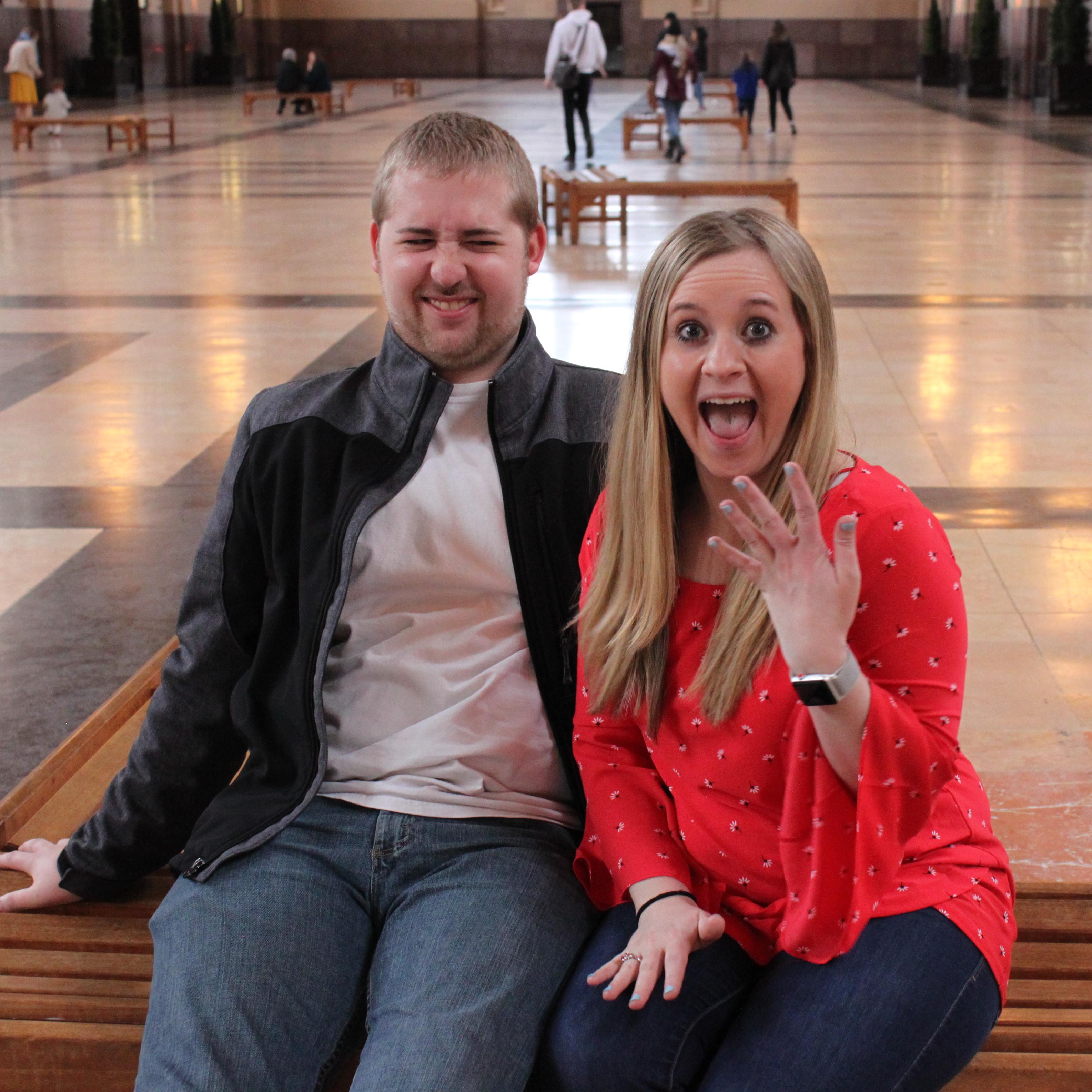Pre-actual ring, still love his goofy self