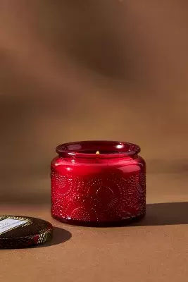 Voluspa Japonica Goji Tarocco Orange Glass Jar Candle