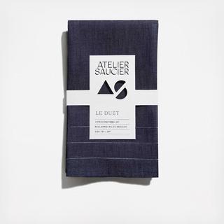 Denim Tea Towel, Set of 2