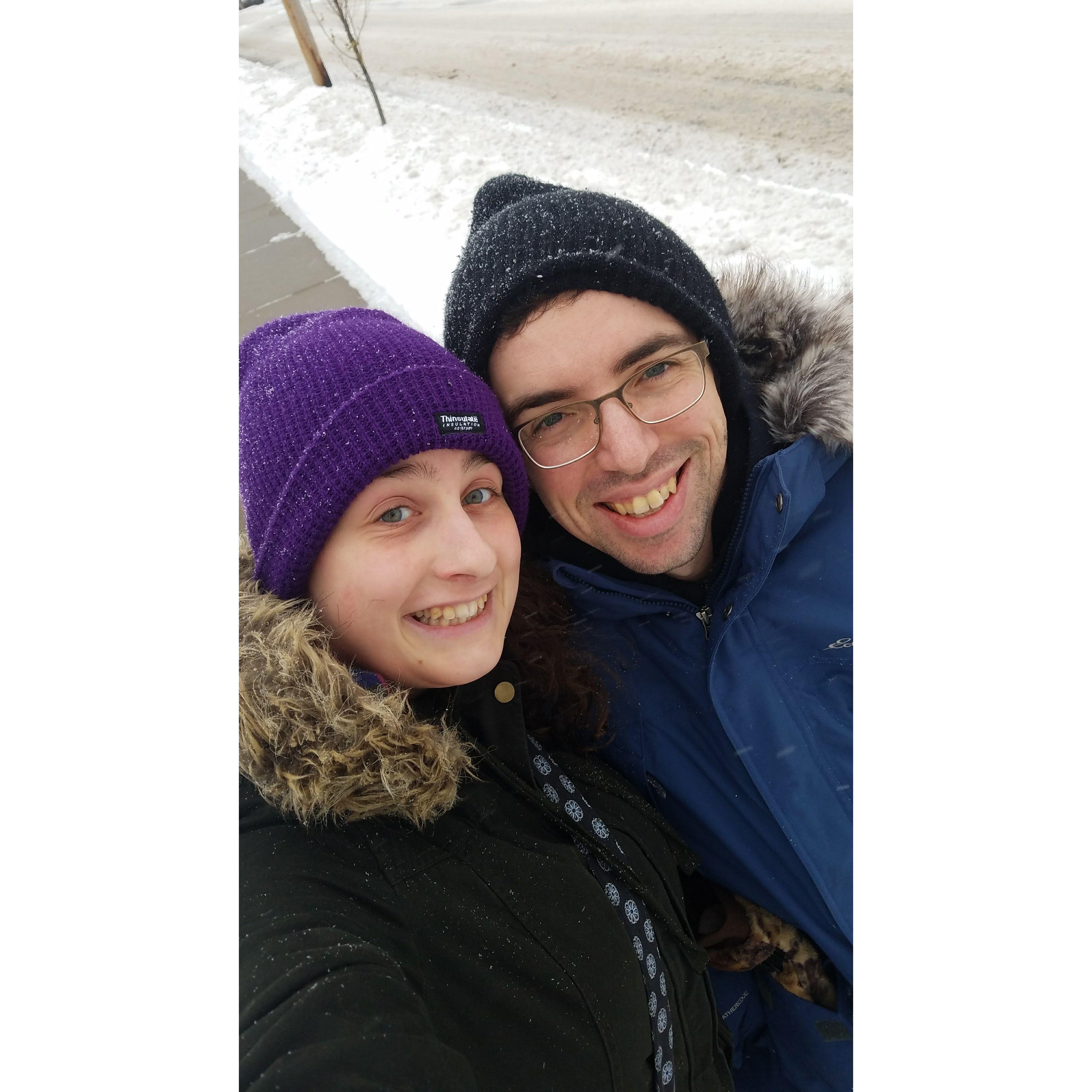December 2016 - Snow walk in downtown Erie, PA