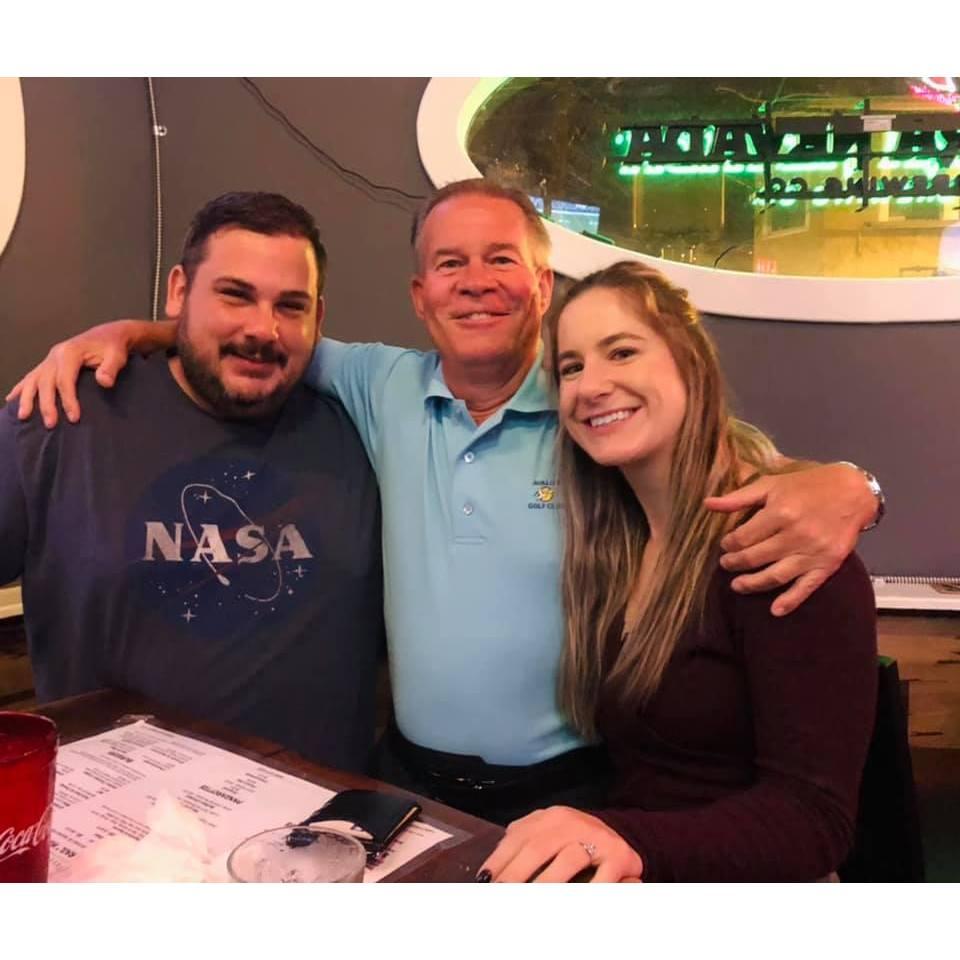 My two favorite men... my fiance & my dad!