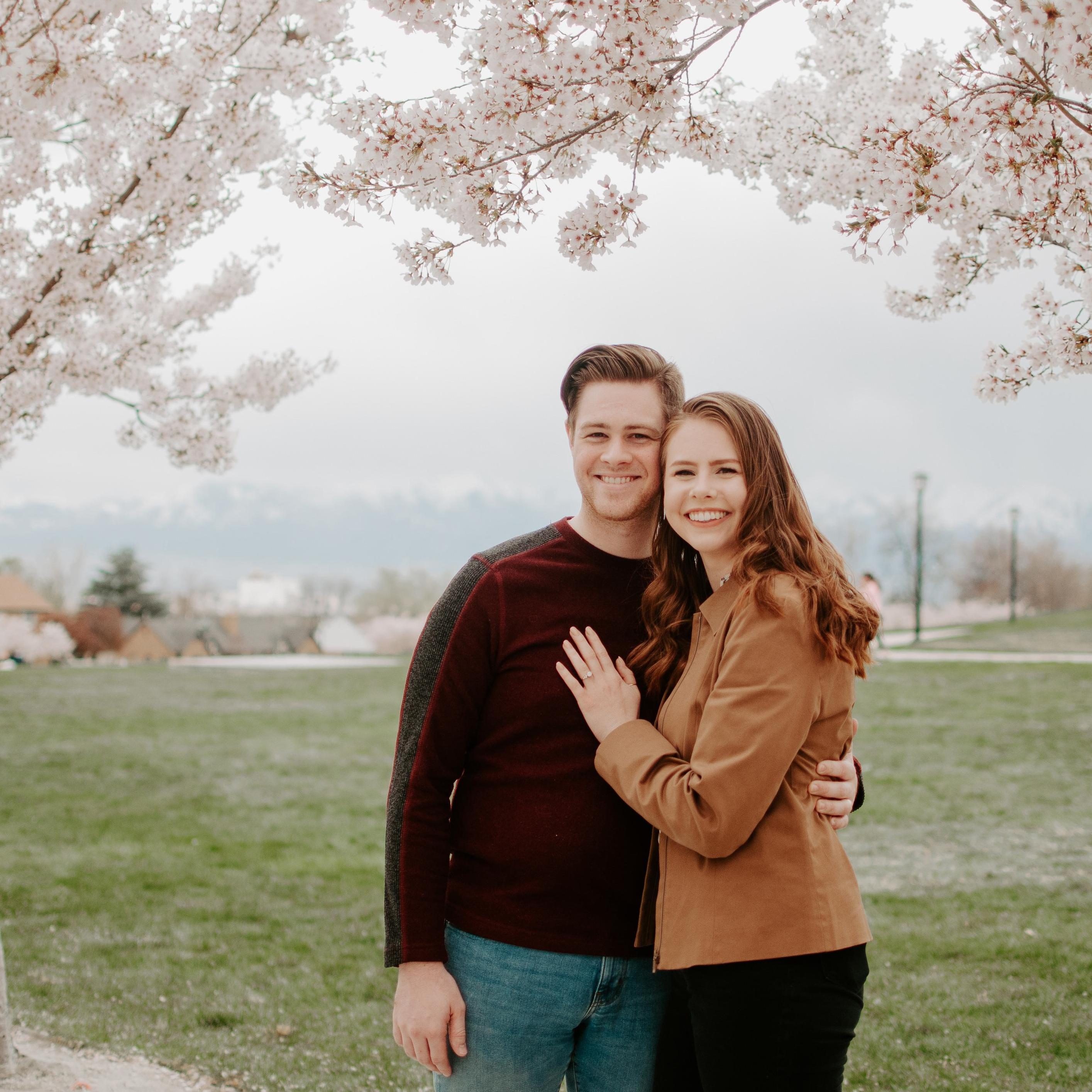 April 11, 2020 - Utah Capitol Building for engagement photos