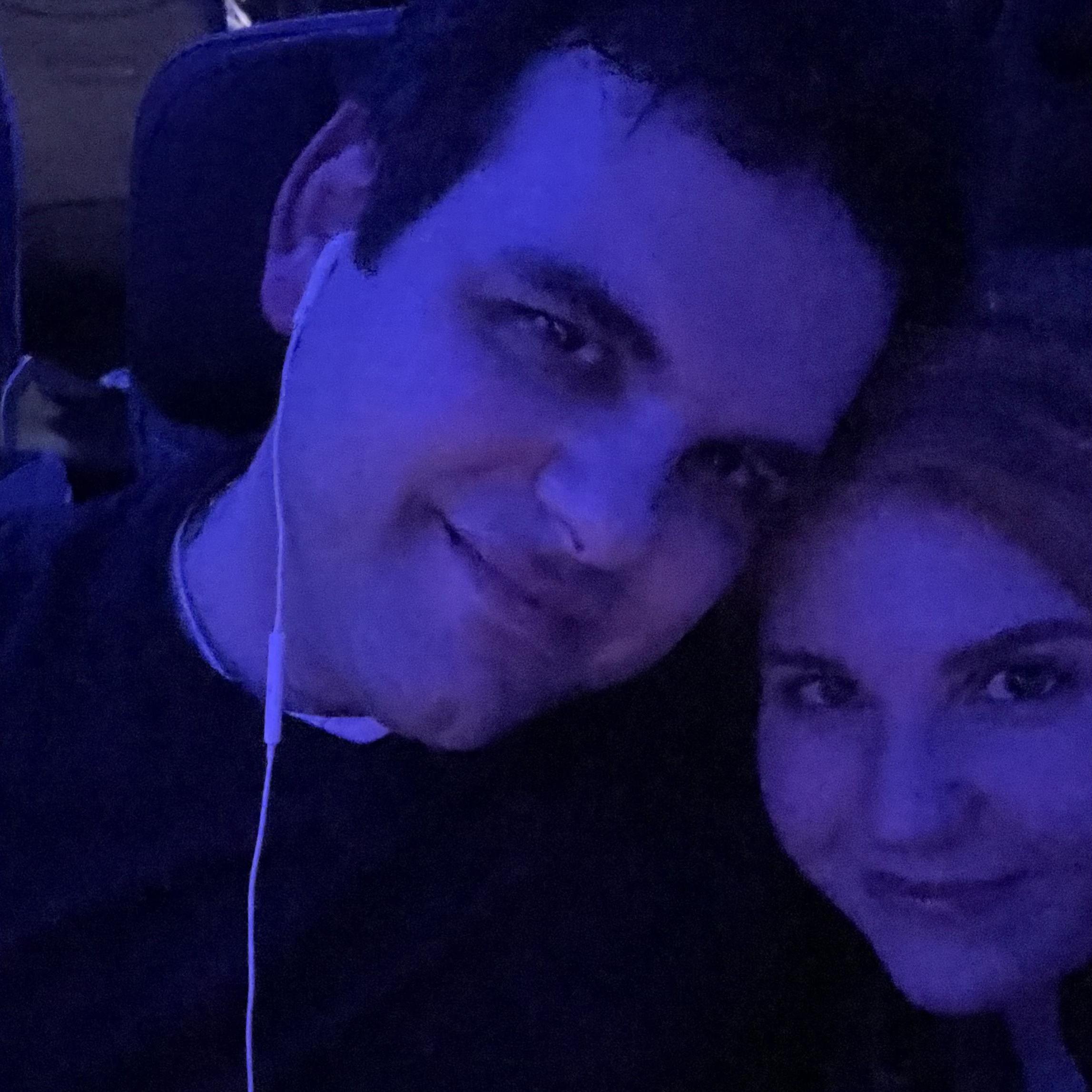 First flight together. Our flight attendant treated us to drinks because she said we looked so happy together.