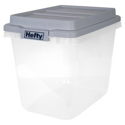 Home Logic 66qt 6pk Storage Bins Clear