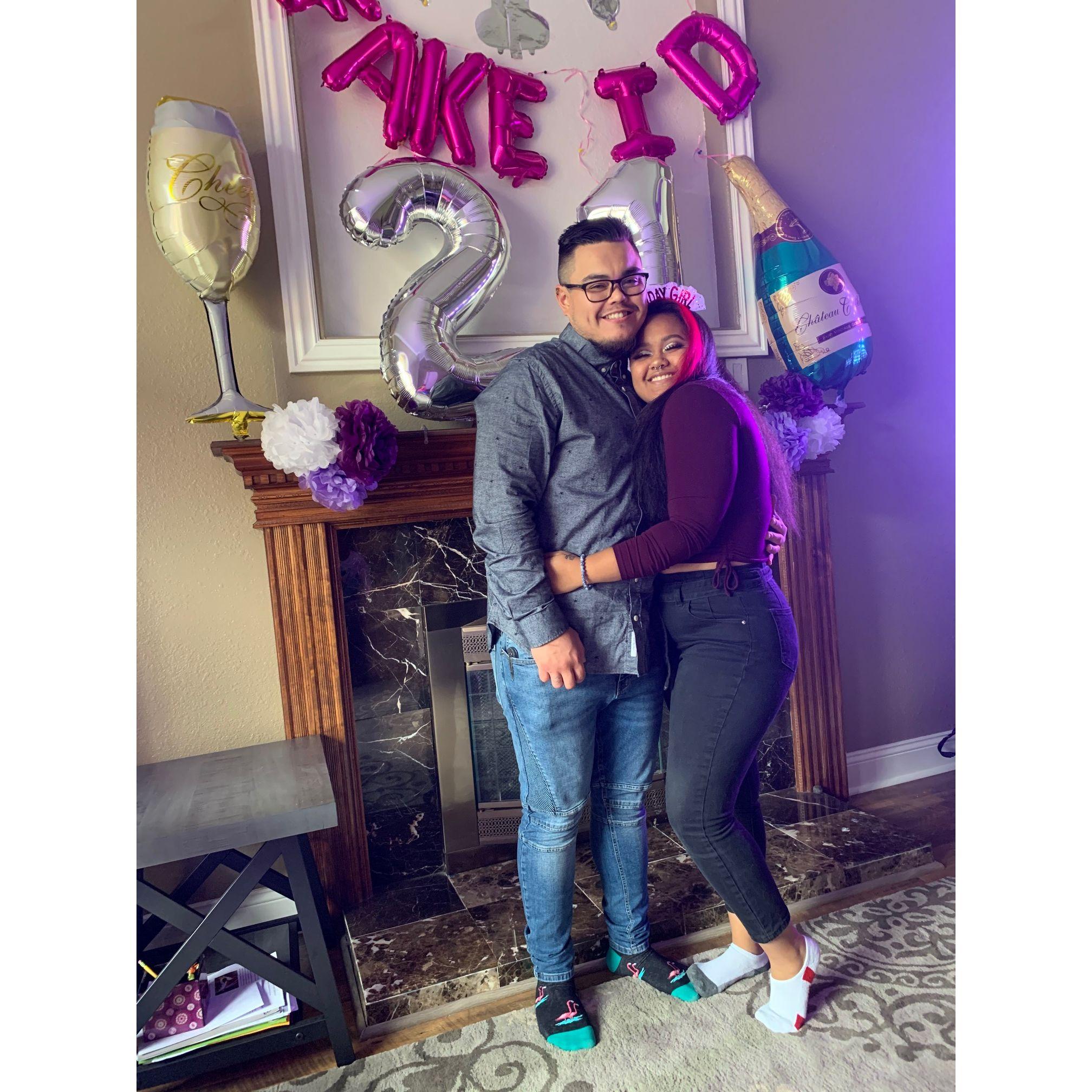 The last party that happened before the world shut down the week after. It really just sealed the deal for the two of us since all we wanted to do was be around eachother