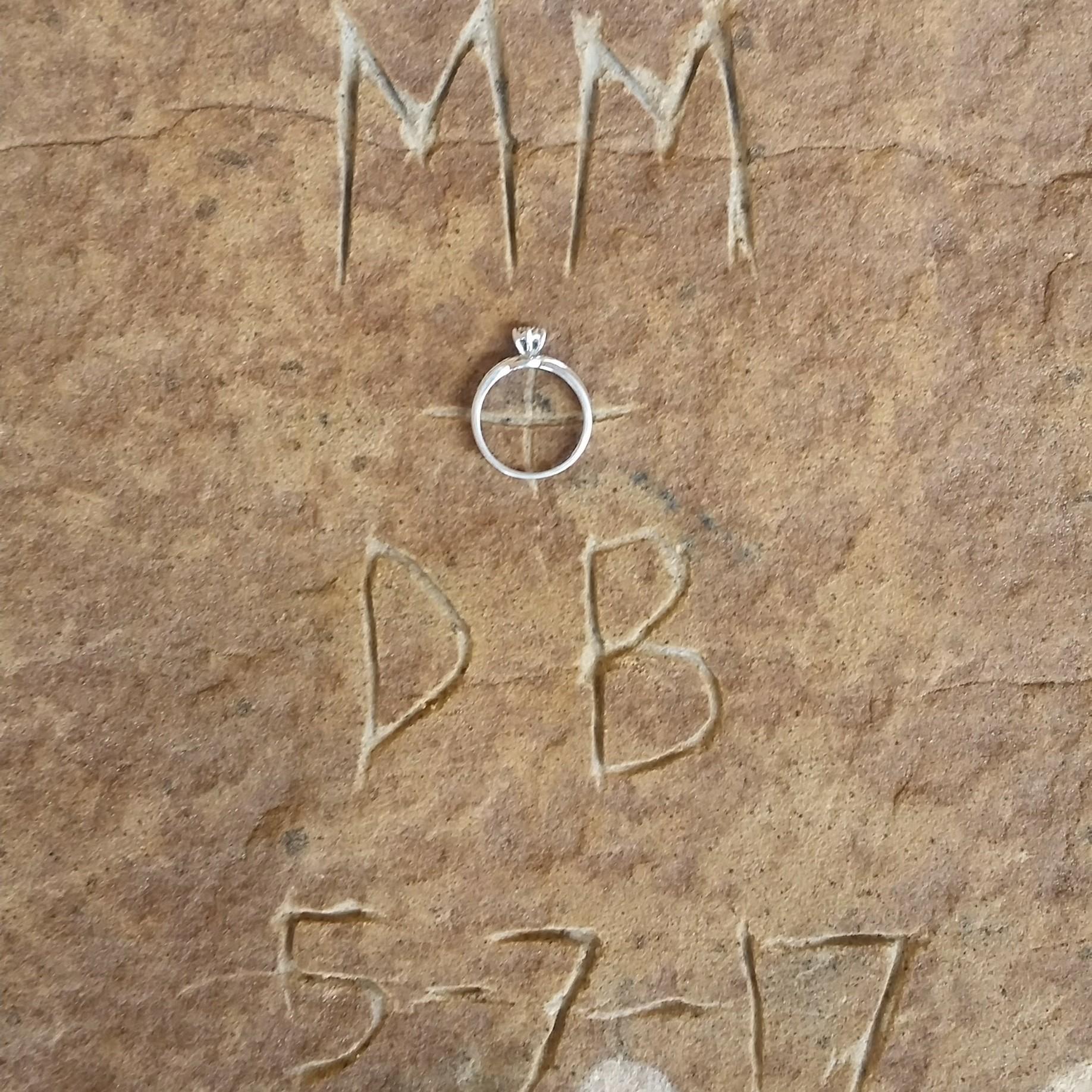 The day he proposed and set our future in stone.