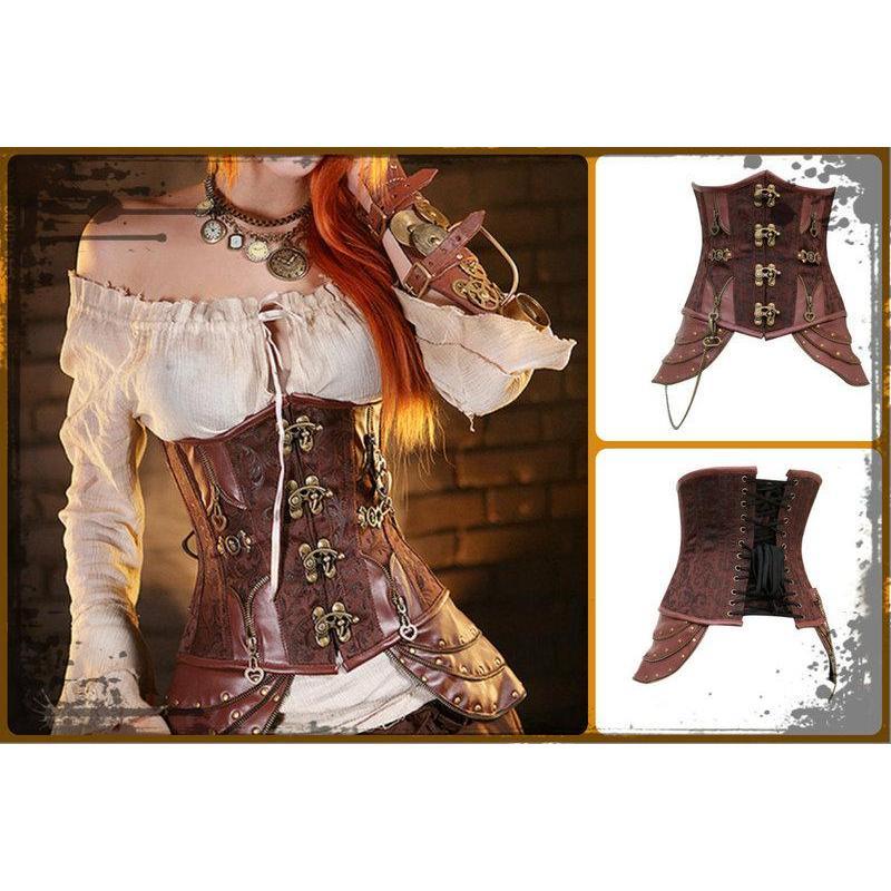 Whether the corset is full, underbust, faux leather, brocade, or velvet it adds an instant Victorian touch to any outfit.
