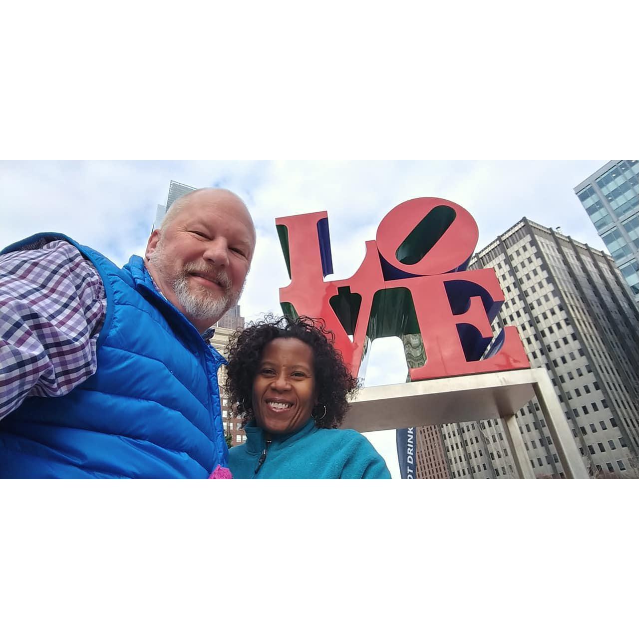 Lola taking me to see her city for the first time - Philidelphia
