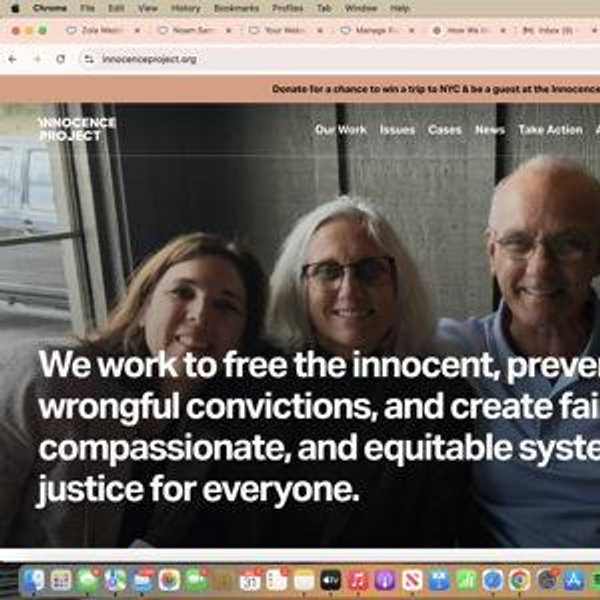 Innocence Project Donation