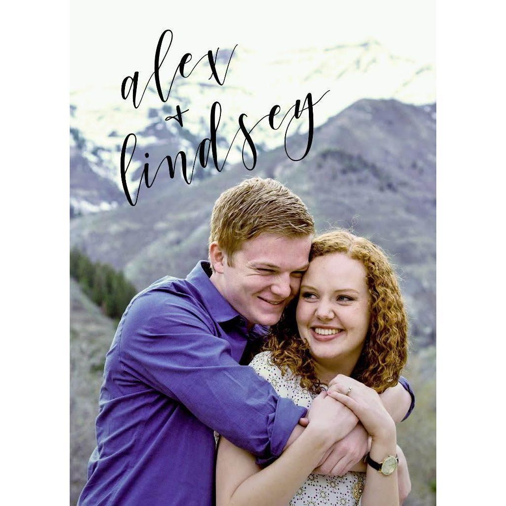 Front of Wedding Announcement