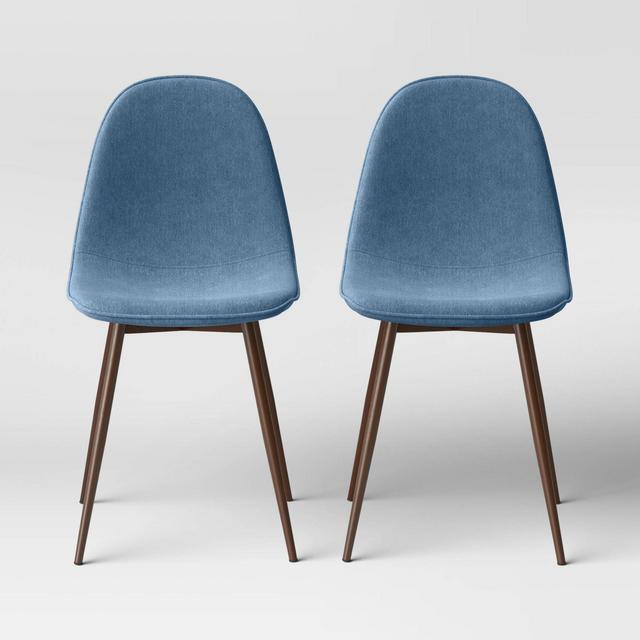 2pk Copley Upholstered Dining Chair Light Blue - Project 62™