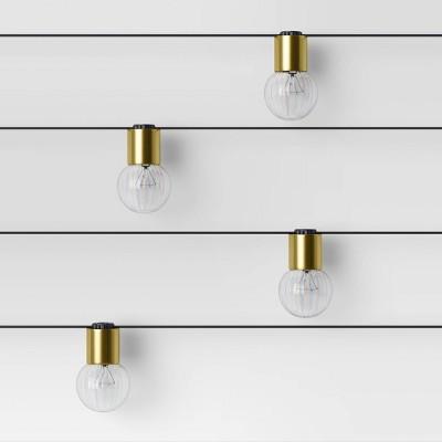 10ct Incandescent G40 String Lights Brass - Project 62™