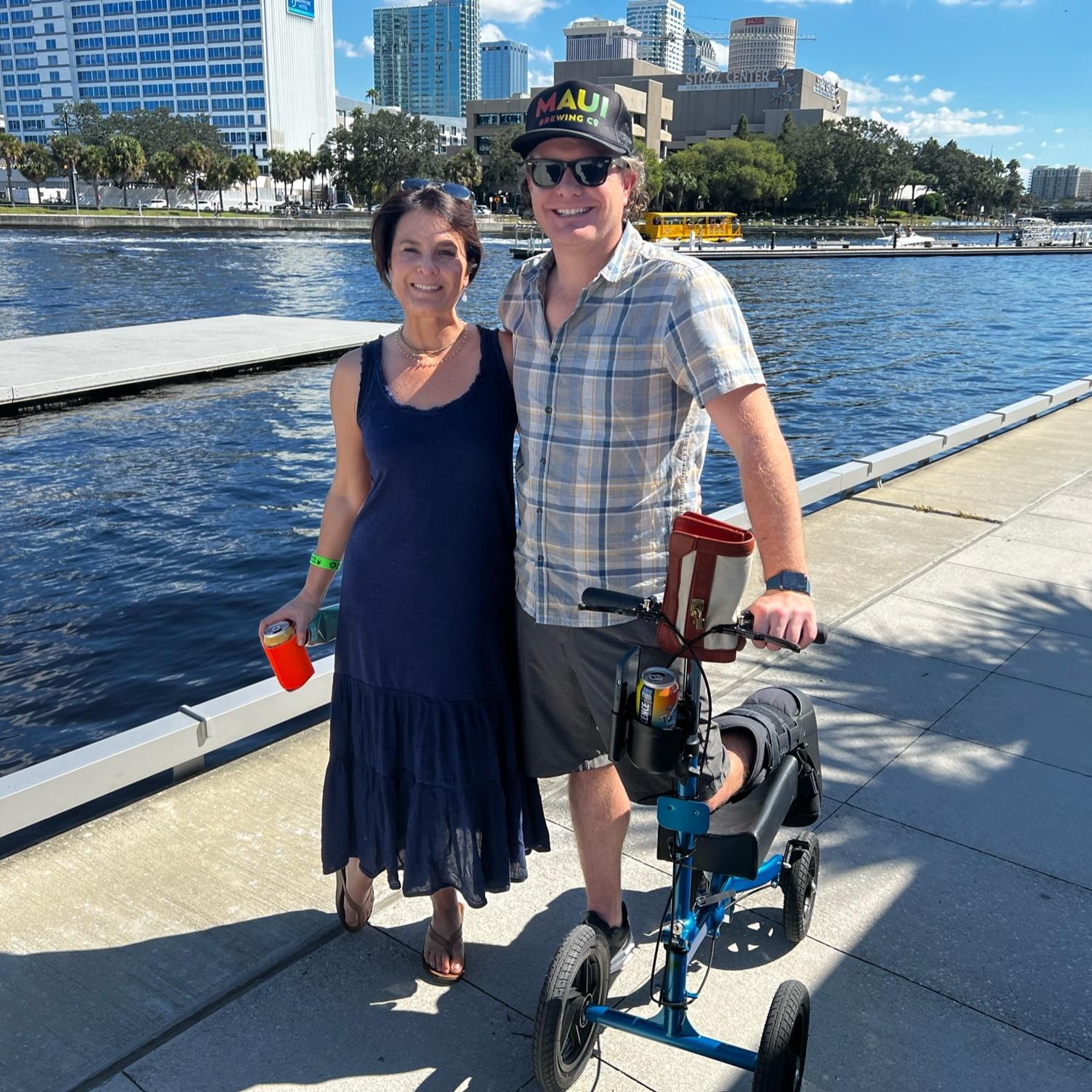 Back in Tampa and Justin is visiting for Kim's high school reunion and the Pig Jig! October '22.