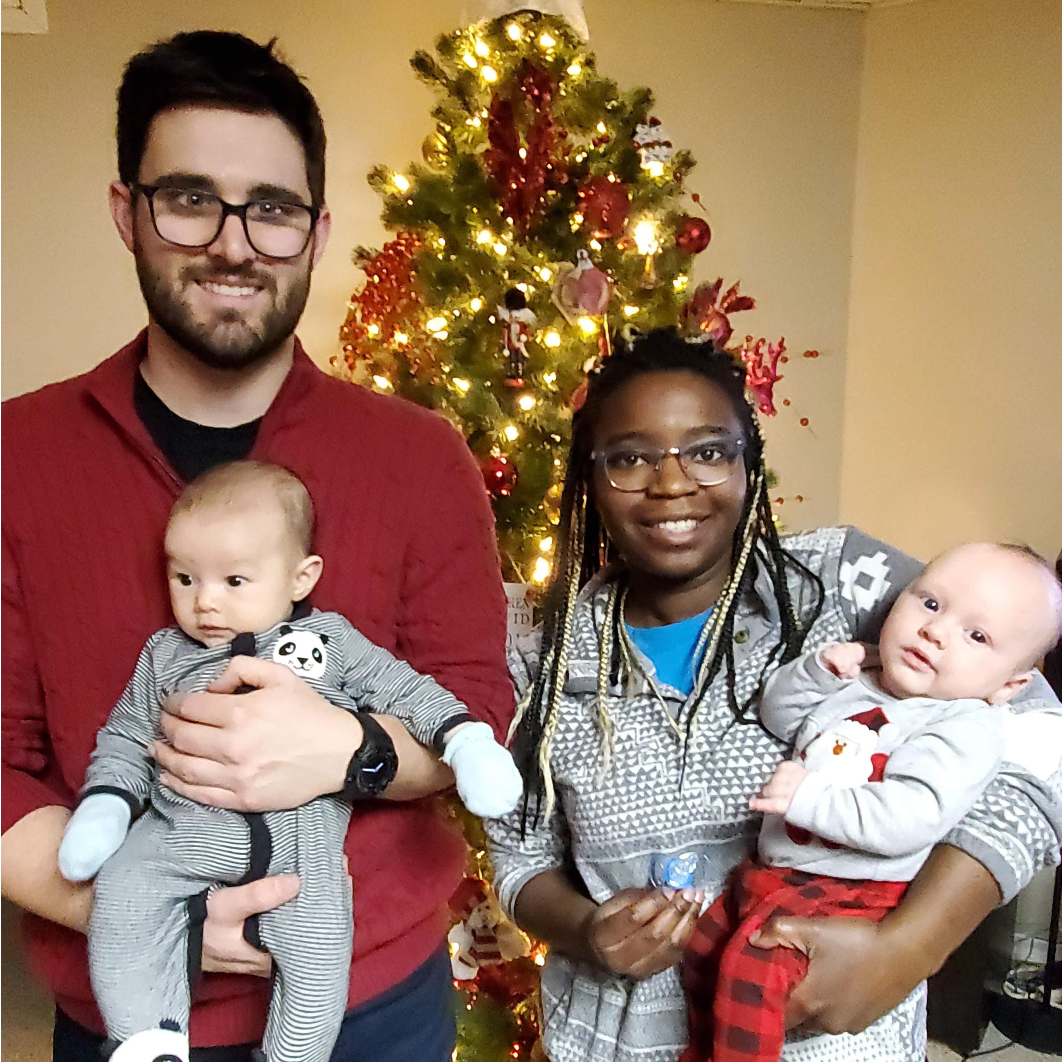 Lytle Christmas with Issac and Warren
