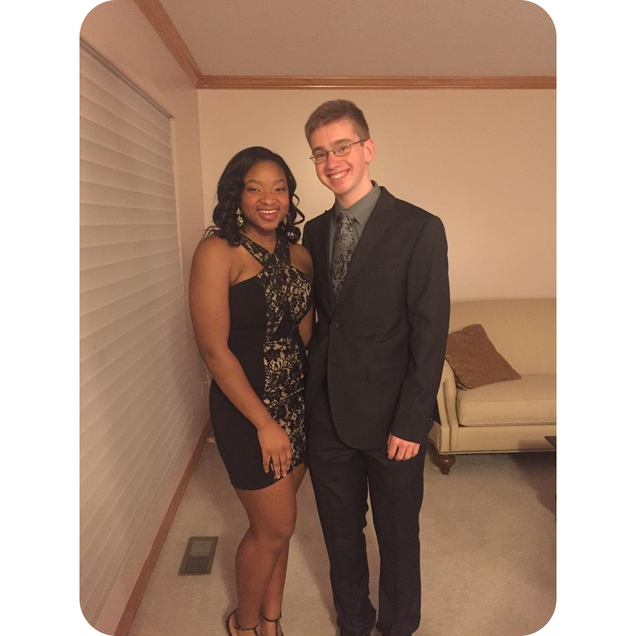 February 2016: Winter formal and our first dance