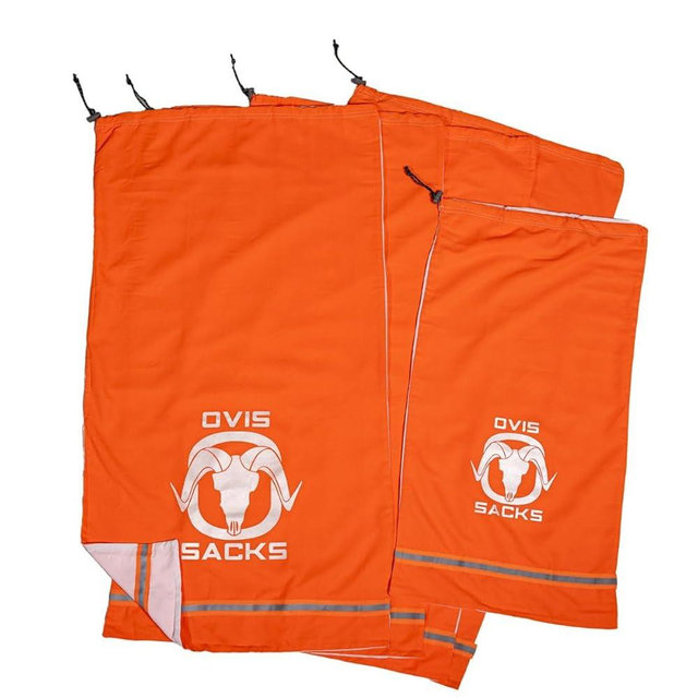BlackOvis Ovis Sacks Lightweight Reusable Hunting Game Bag Set - Choice of Large or XL Size Quarter Meat Bags for Big Game Animals (Deer, Antelope, Sheep, Moose, Elk, Caribou)
