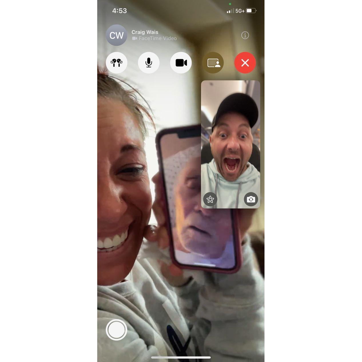 The minute we got engaged, we called Gramps (and Geoff, who'd just boarded a flight) to share the news. He passed two days later.