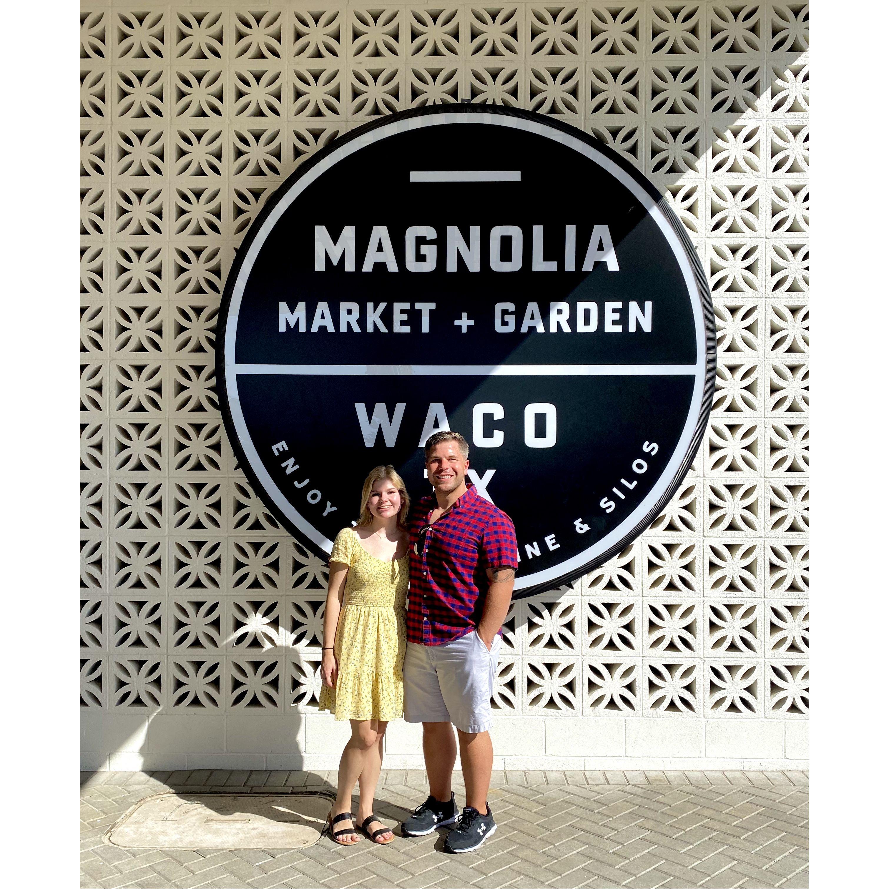 1 month anniversary at the Magnolia Silos in Waco :) 