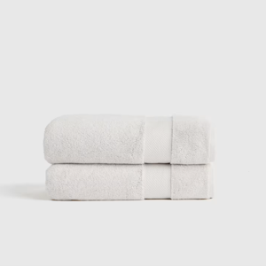 Turkish Ultra Plush Bath Towel (Set of 2) - Silver