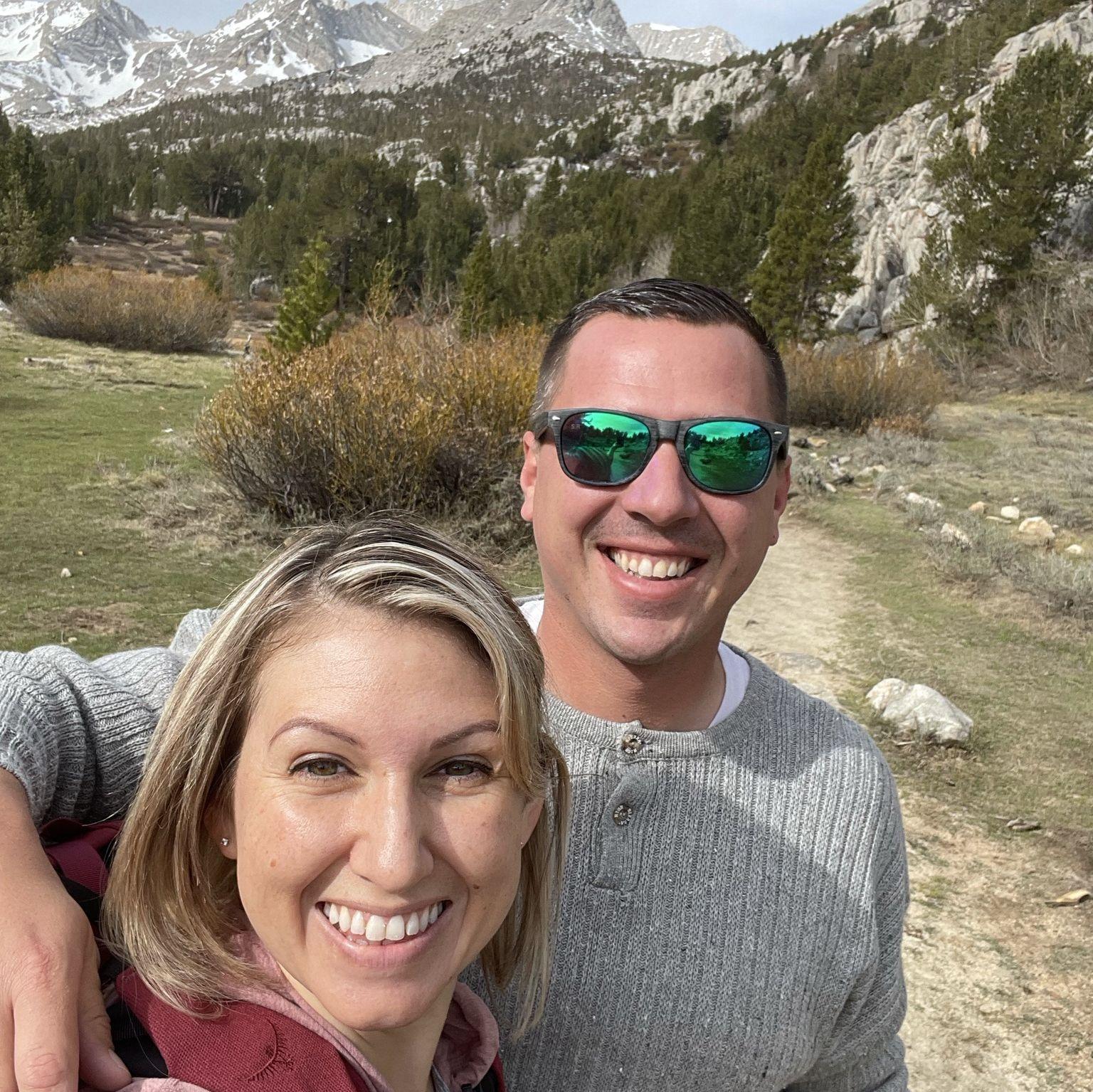 Hiking Little Lakes Trail near Bishop, CA