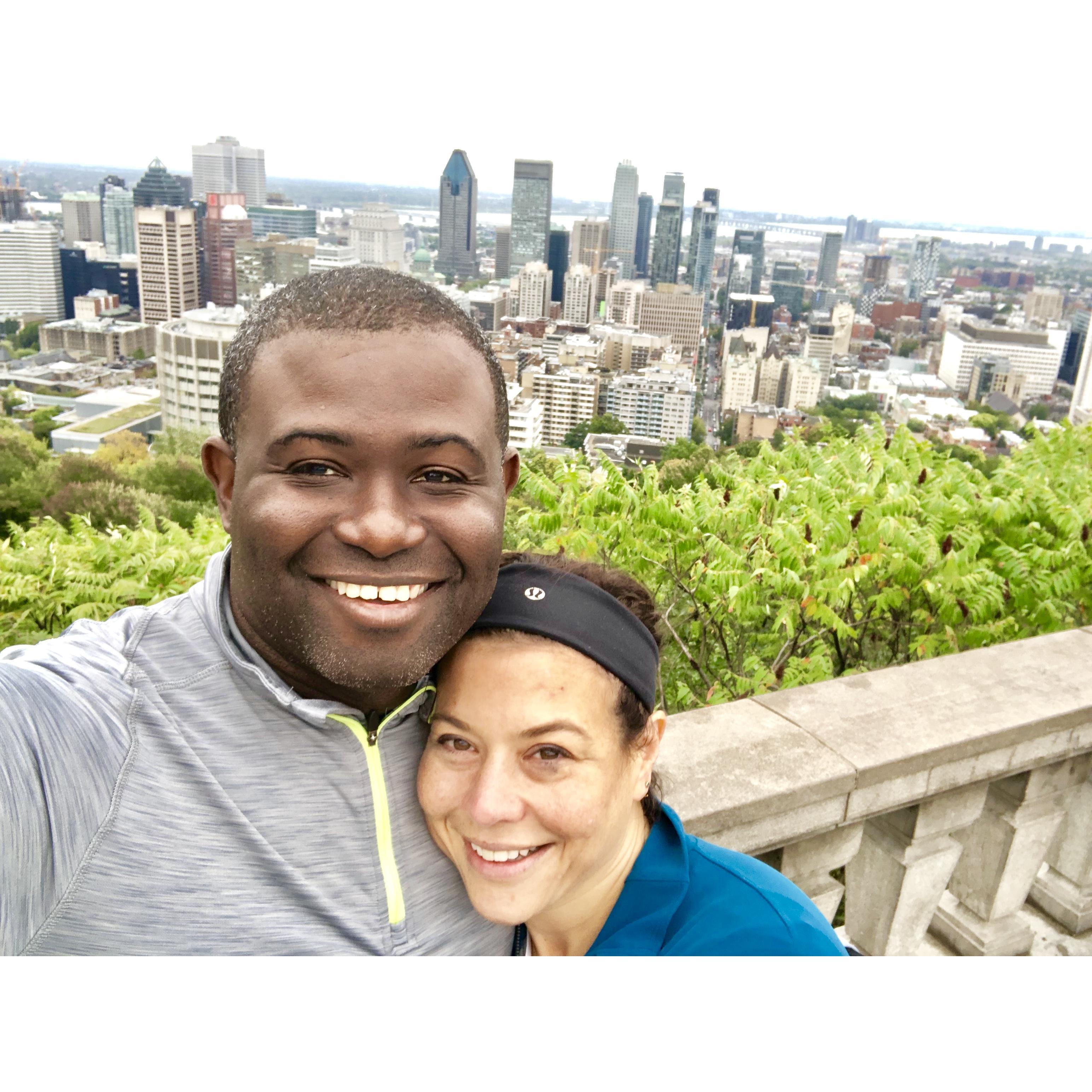 Morning run in Montreal, QC