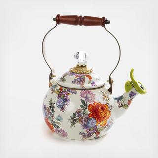 Flower Market Whistling Tea Kettle