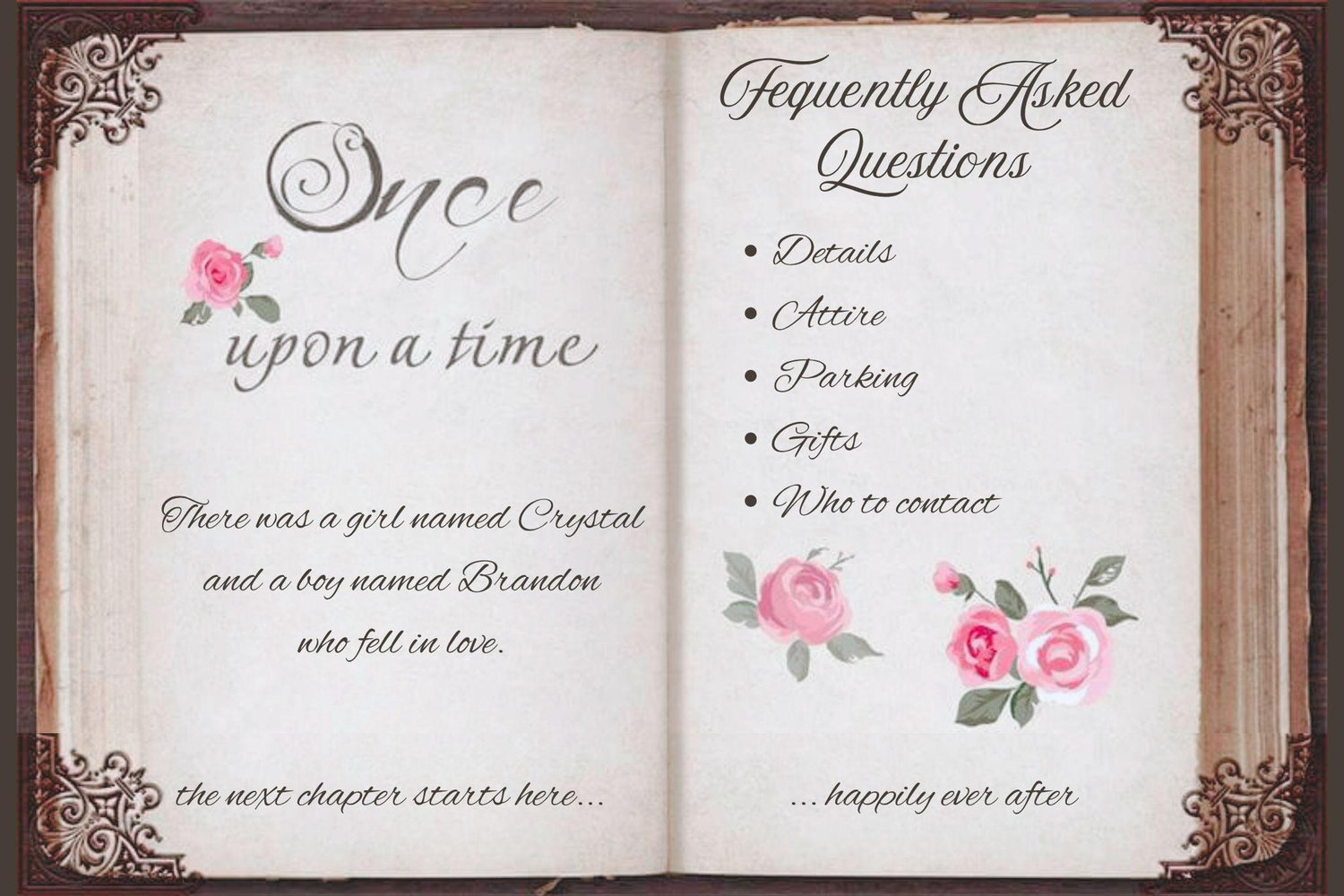 The Wedding Website of Brandon Rogozinski and Crystal Turley