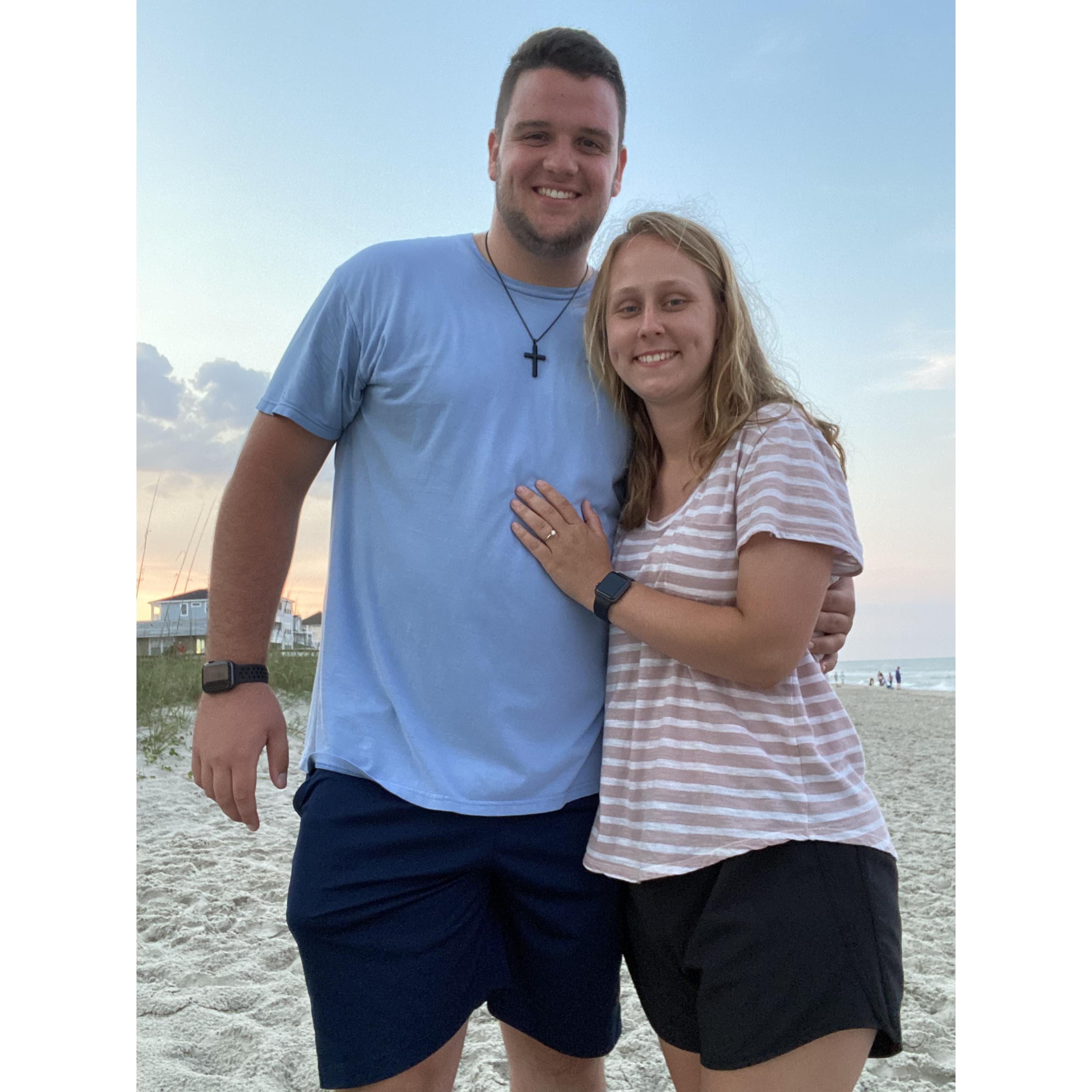 Our trip to Carolina Beach. It was here that Luke proposed and we decided we would spend the rest of our lives together!