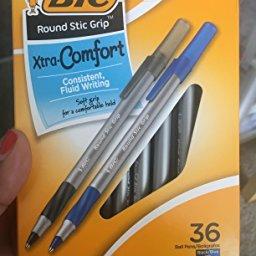BIC Round Stic Grip Xtra Comfort Ball Pens