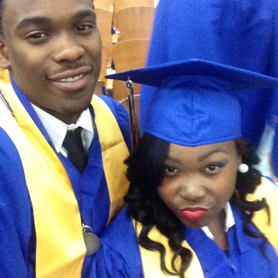 Graduated together and still choosing each other every day. 🎓💙