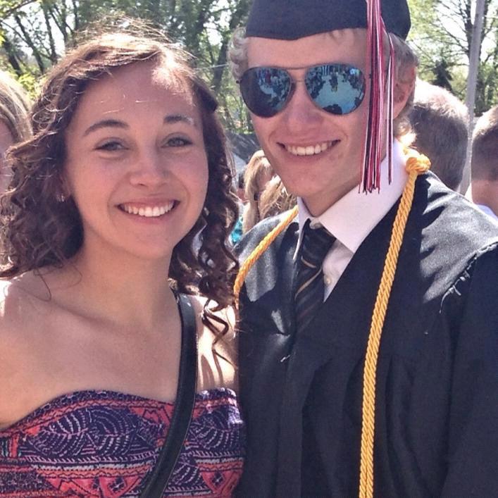 Our 1st picture together :)
Andrew's High School Graduation - 2014